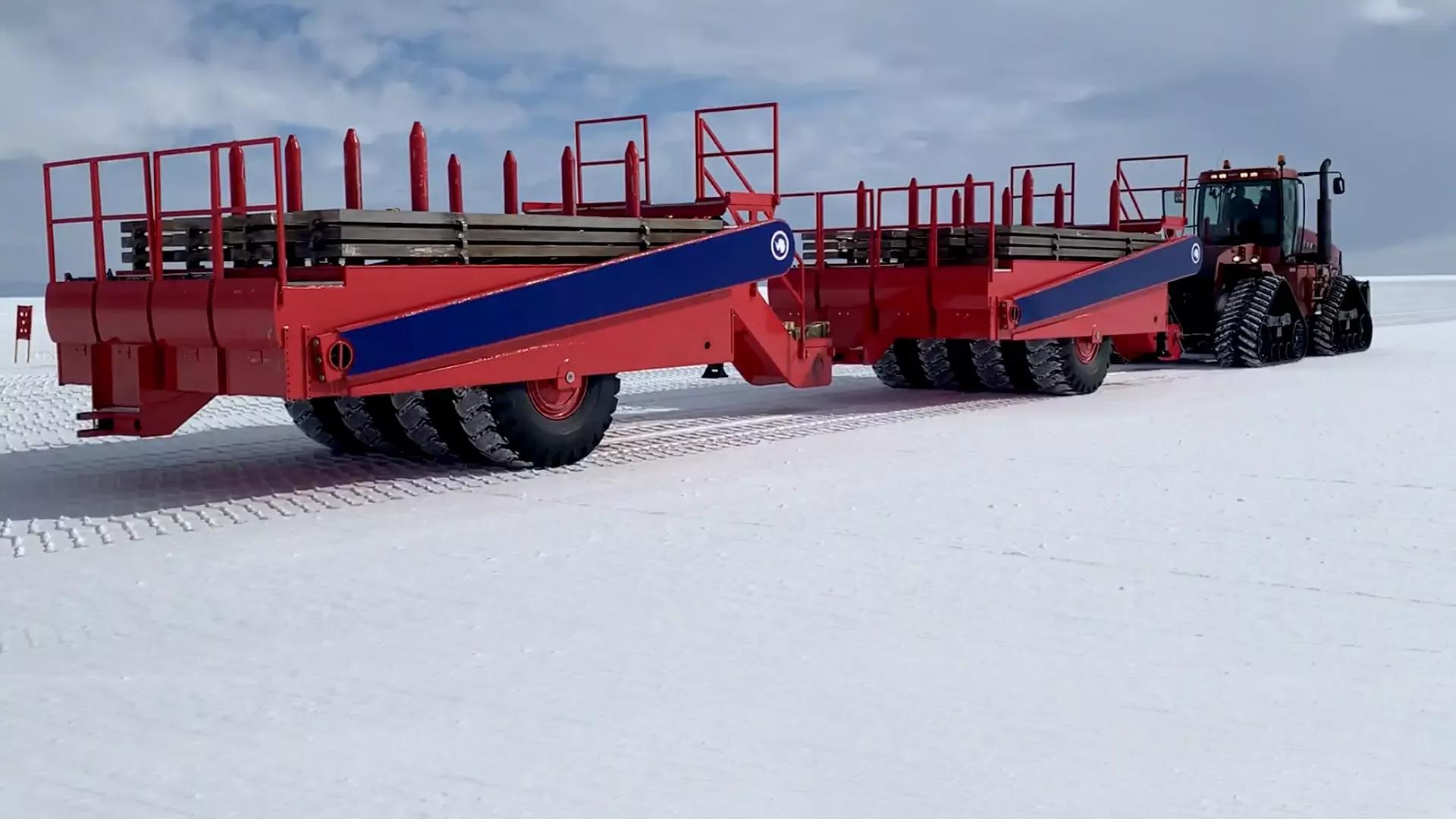 New design carts attached to Case Quadtrac