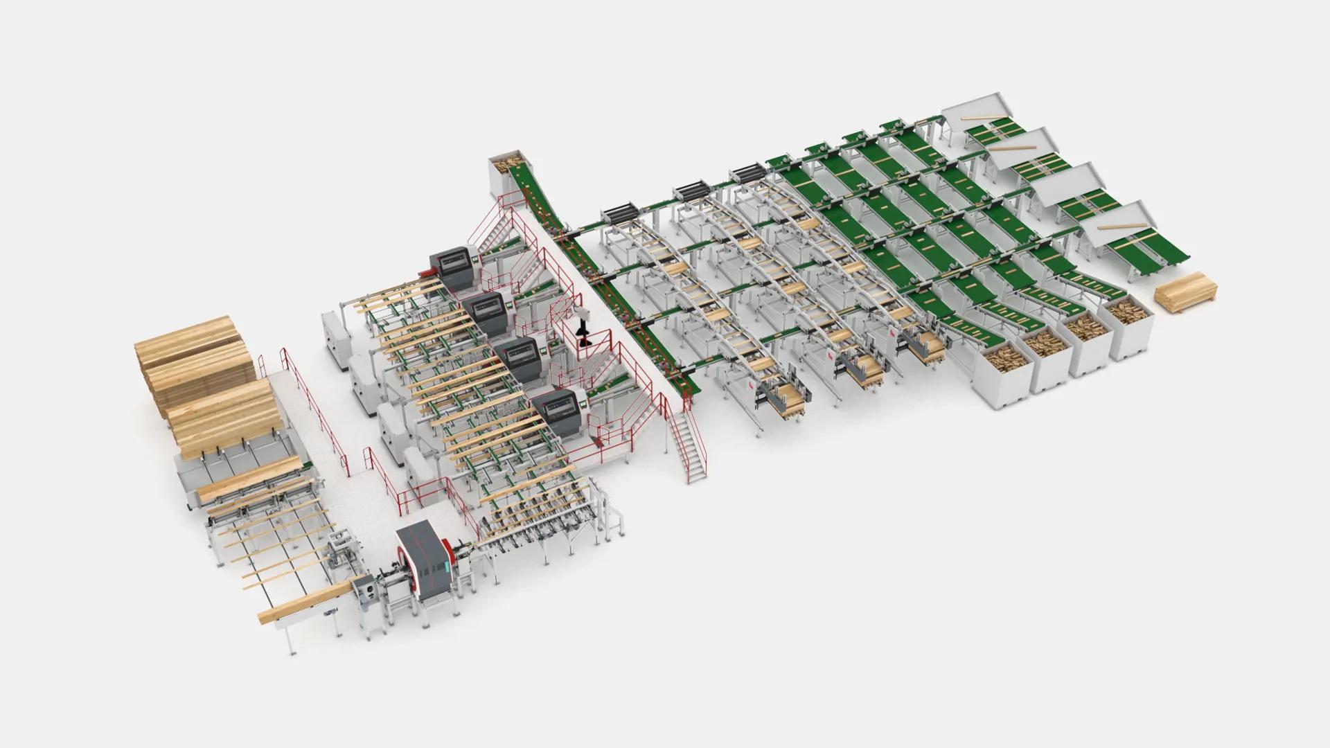 System TM timber processing system